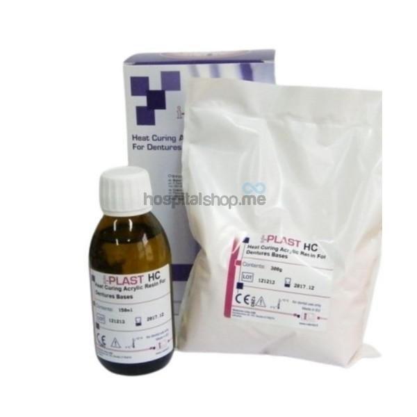 I-Dental I-PLAST OR Self Curing Acrylic Resin For Orthodontic Appliances Powder 300gms Clear IAOTP