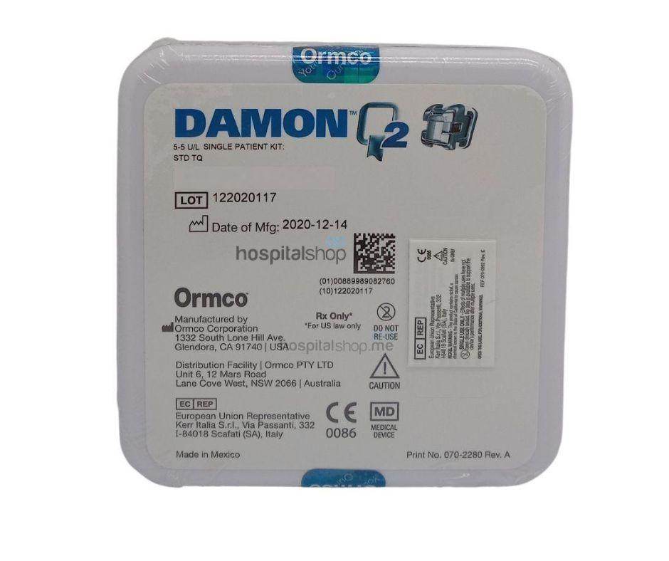 Ormco Damon Q Standard Torque Single Patient Kit 5-5 0.022 740-1400