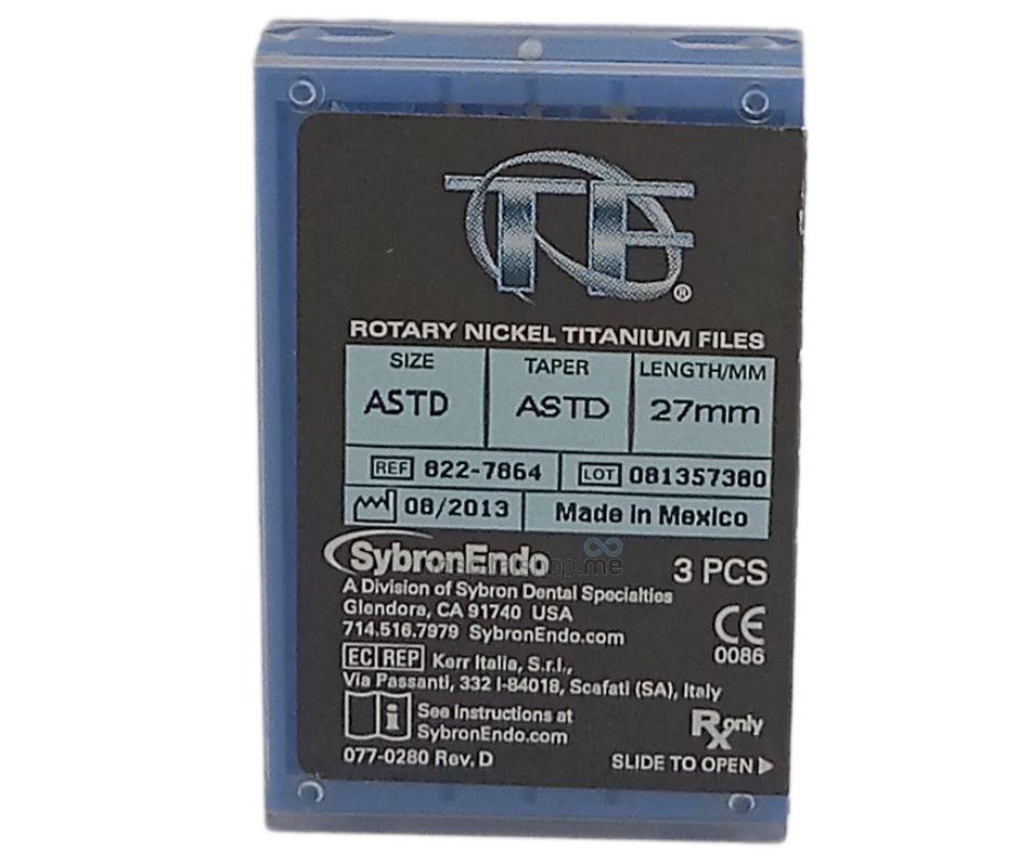 Sybron Endo TF Anterior Rotary Endodontic Files Anterior 27mm Blue 6pcs 822-7864