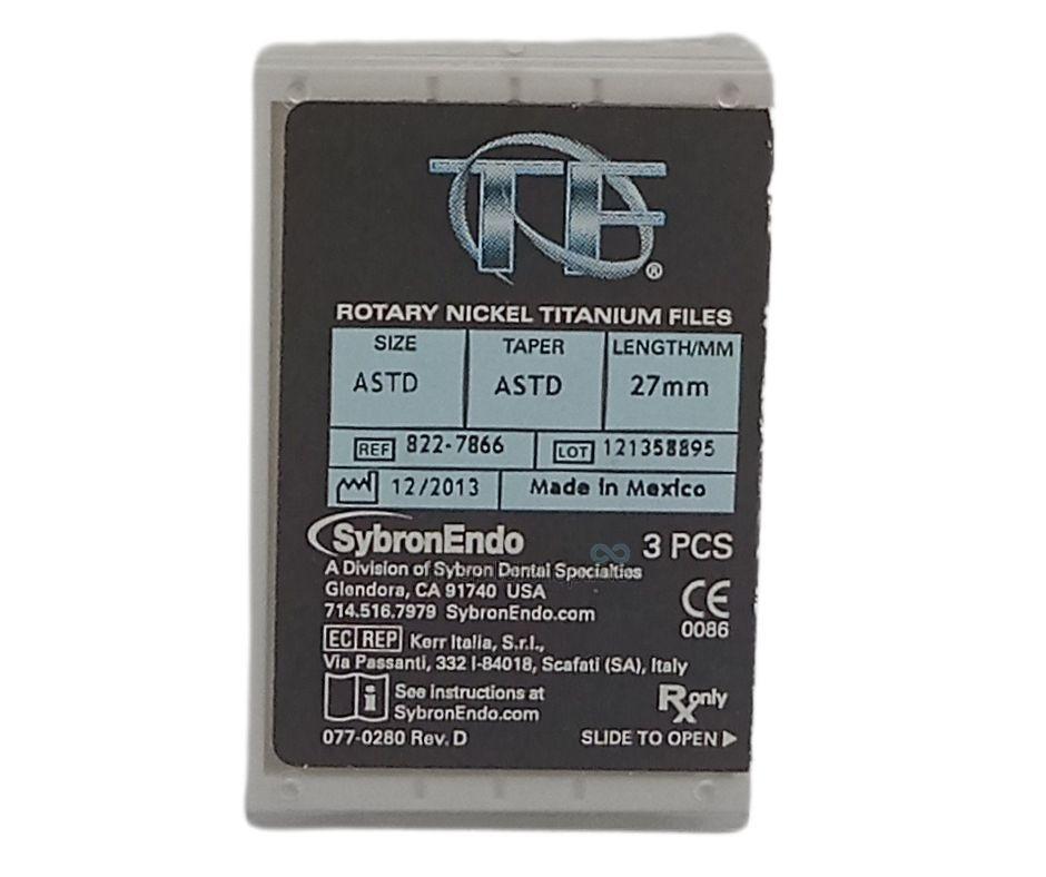 Sybron Endo TF Posterior Rotary Endodontic Files Posterior 27mm Cream 6pcs 822-7866