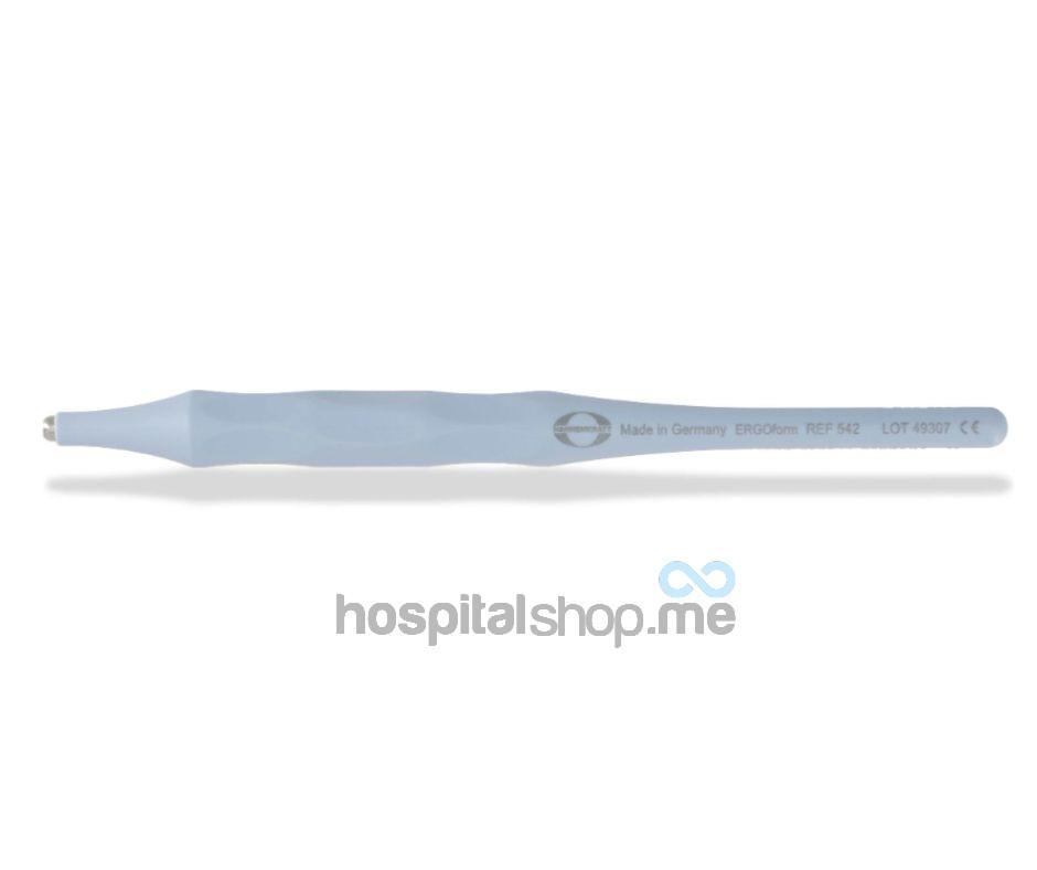 Hahnenkratt Mouth Mirror Handle Pastel Blue 542