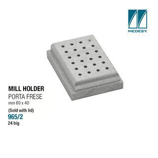 Medesy Bur Holder 24Hole with LID - 965/1