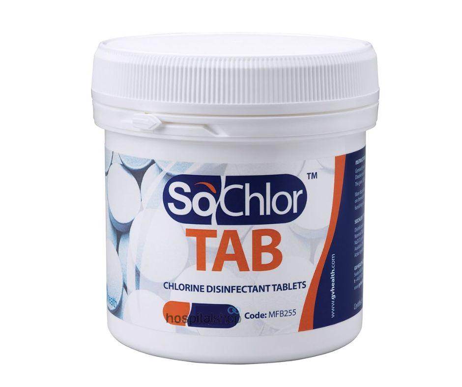 GV SoChlor Chlorine Disinfectant Tab 0.5gms 600Pcs MFB605