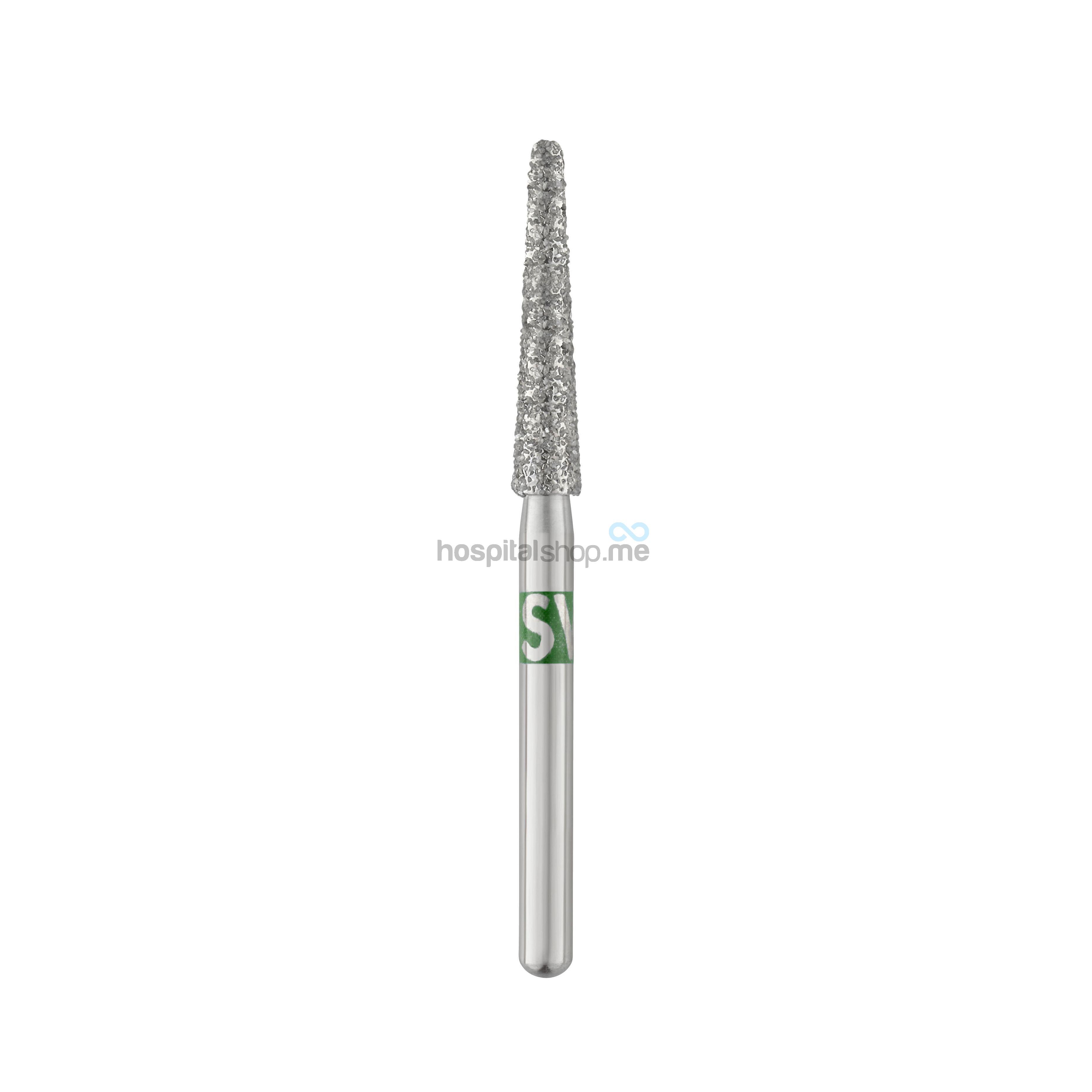 Burs Diamond Round End Taper Shape 850 Coarse Green Band FGCO850021 5pcs
