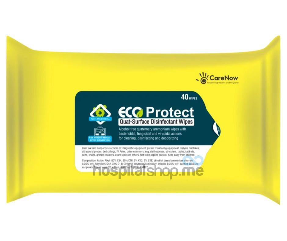 Care now Eco Surface Disinfectant Wipes 40/pack