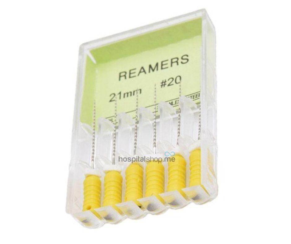 Diadent K-File 2%Taper NITI 21mm 20 Yellow 6 Pcs