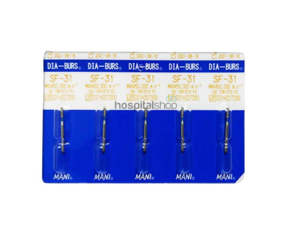Mani Dia Bur 5pcs Assorted