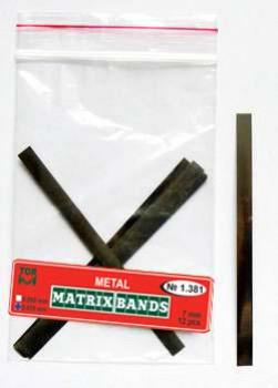 TOR VM Metal Matrix Bands 7mm Wide Thickness 0.035mm Length100mm 12Pcs 1.381