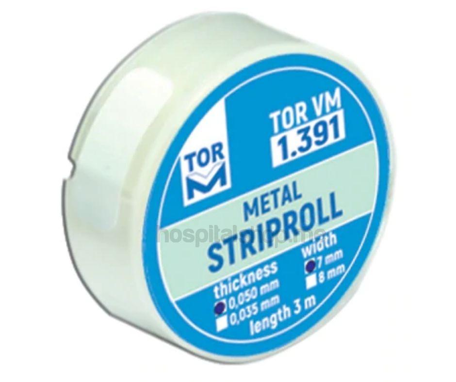 TOR VM Metal Matrix Band Strip Roll 7mm Wide X 3meters Round Box 1.391