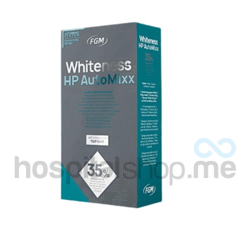 FGM Whiteness HP Automixx 35%Hydrogen Peroxide Office Bleaching Syringe Kit7899633807376