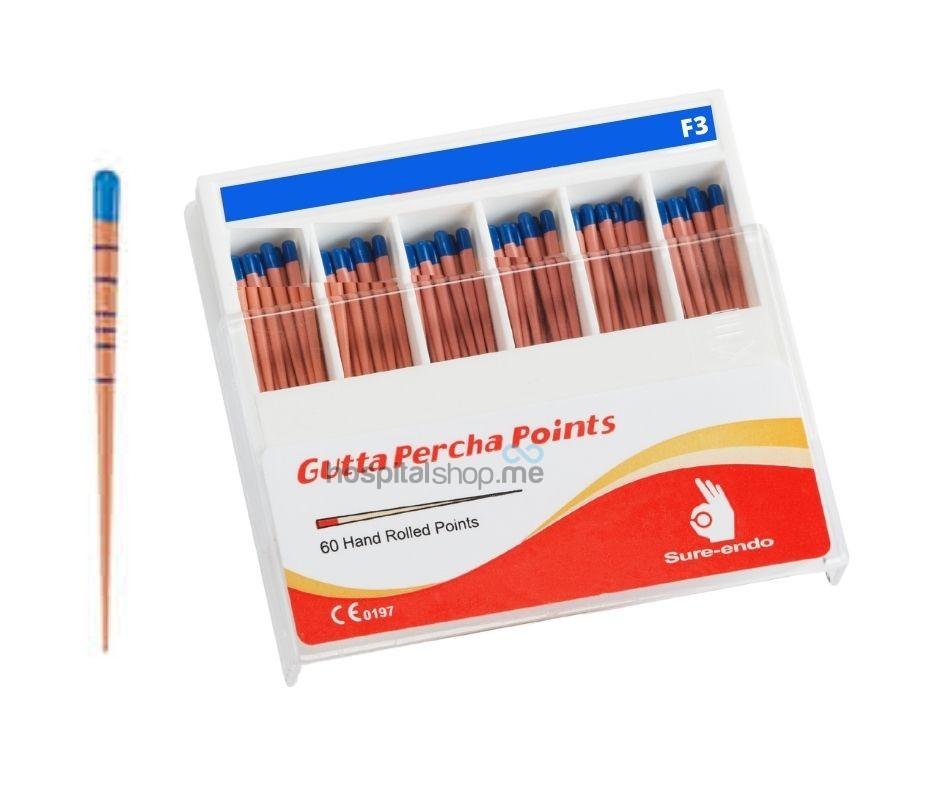 Gutta Percha ProTaper F3 (points 60)Gold