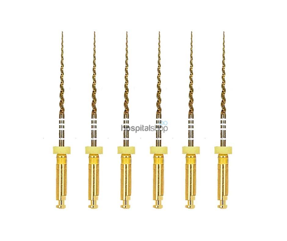 Dentsply Protaper Gold  Rotary Files 31mm F1 Yellow 6pcs A0411231G0103