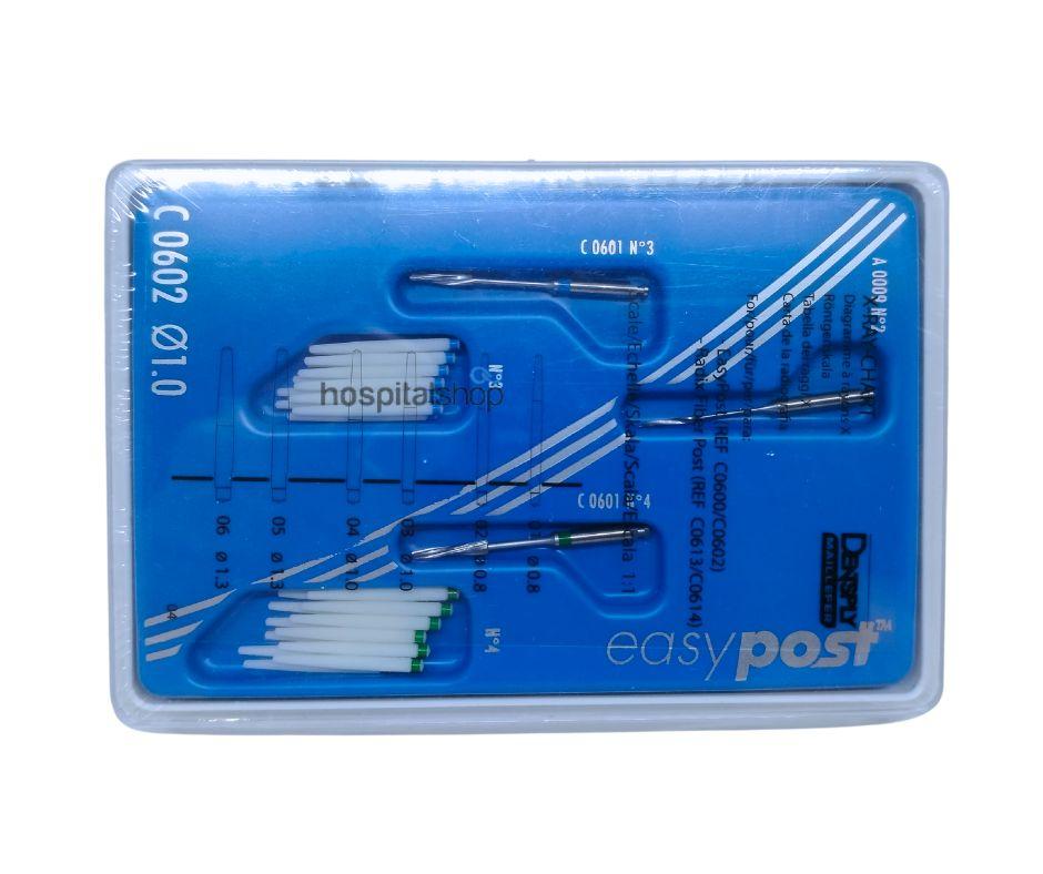 Dentsply Easy Post Endodontic Resin Fiberglass Posts Set 1.0 24pcs C060201000100