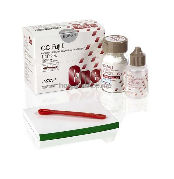 GC Fuji I Glass Ionomer Luting Cement Powder Liquid Intro pack 003201