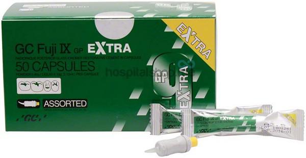 GC Fuji IX Extra Glass Ionomer Restorative Cement Capsules Assorted 003279