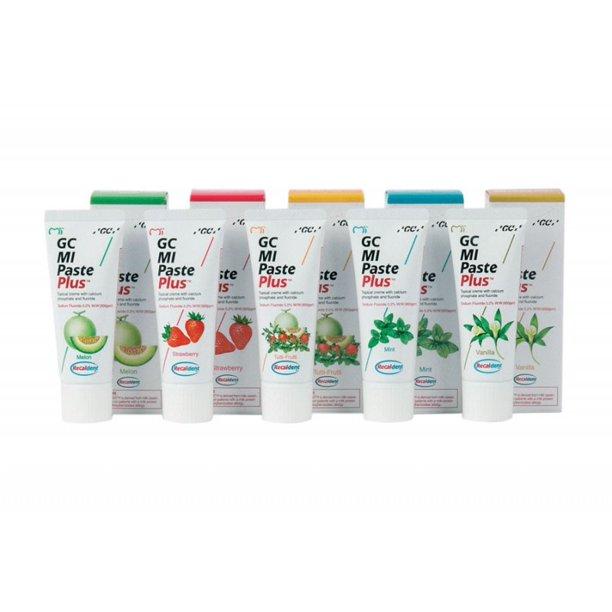 GC MI Paste Plus Topical Tooth Creme Containing Calcium, Phosphate & Fluoride 40 gms 35 ml Vanilla 328616