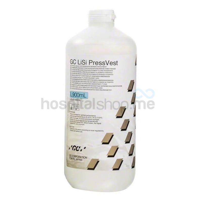 GC LiSi PressVest Phosphate Bonded Investment Liquid 900 ml 901425