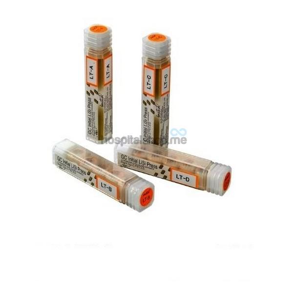 GC Initial LiSi Lithium Disilicate Ingots Low Translucency 3 gms LT-C1 5 pcs 901545