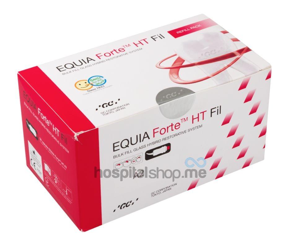 GC Equia Forte HT Bulk Fill Glass Ionomer Capsules Hybrid A3 50pcs 901566 10004861