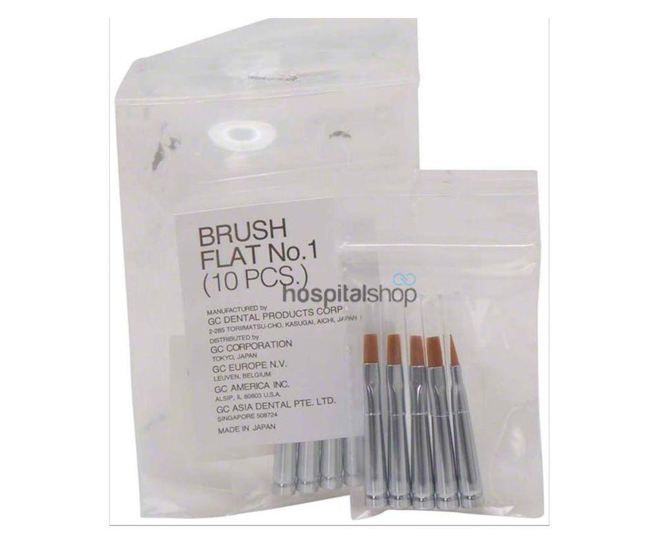 GC GRADIA, Brush Flat N°1 10pcs 001534 10000241