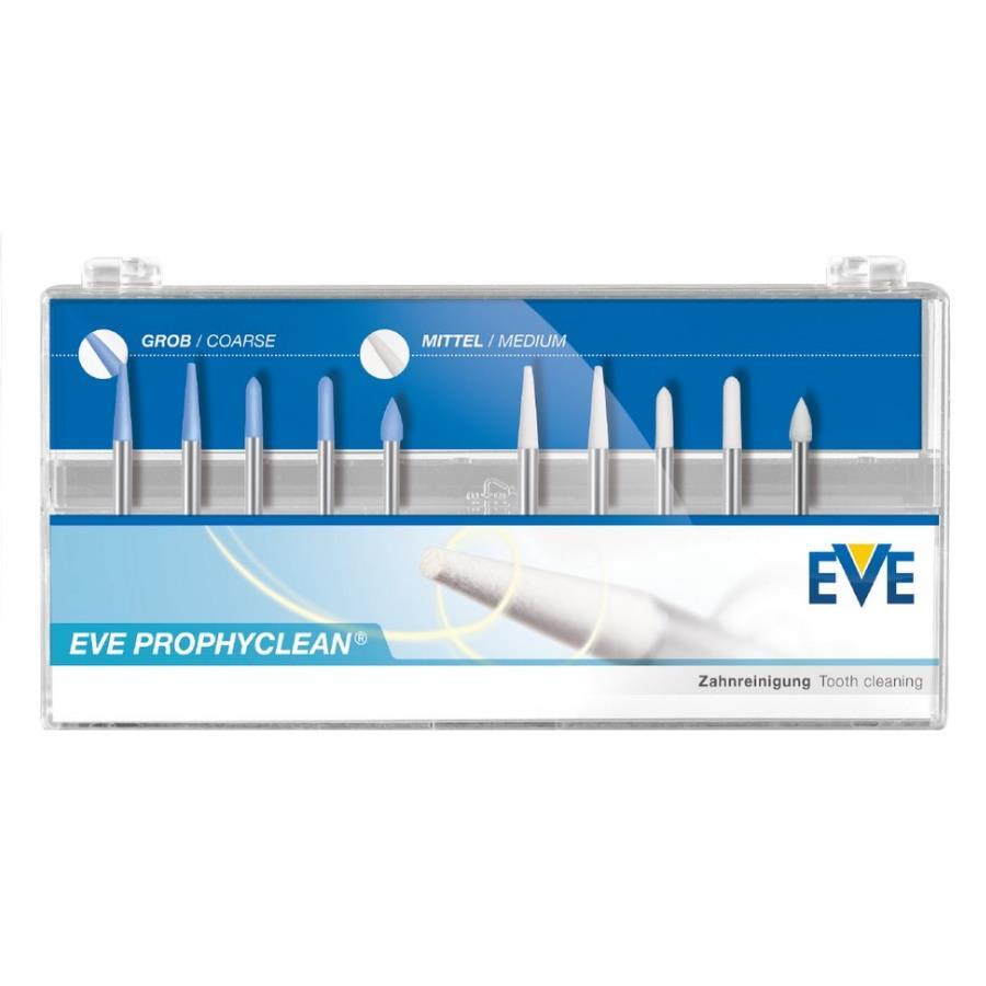 EVE Prophyclean Prophylaxis RA 411 Point Coarse Medium 10pcs 9081