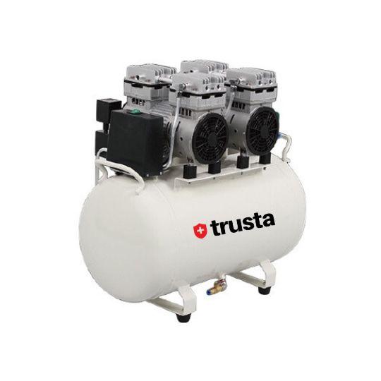 Trusta Air Compressor Oil Free Dental Double Head JW-032C