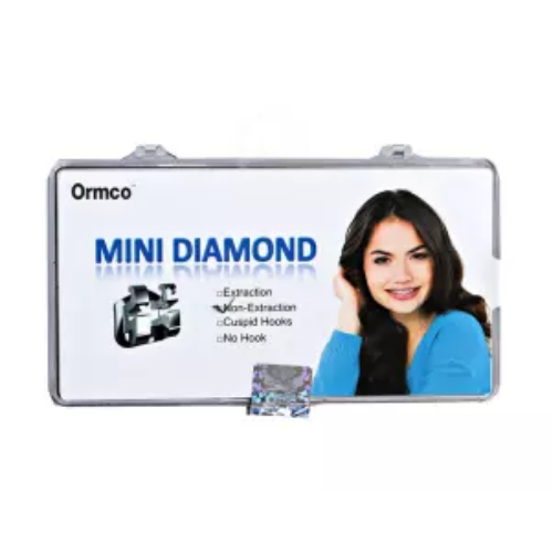 Ormco Mini Diamond Brackets Single Patient Kit 5-5 0.022 22004062